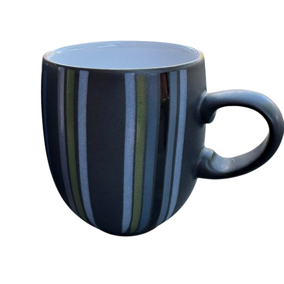 Denby-Langley Jet Stripes Pattern Mugs Set 2 Discontinued Replacements Additions - Picture 10 of 16